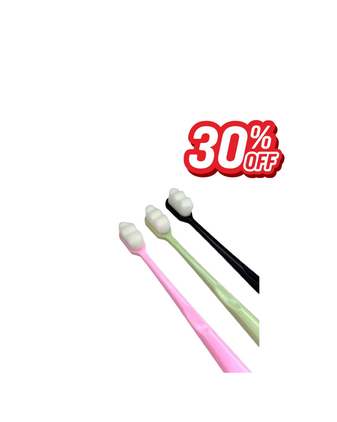 Brosse à dent en microfibre de soie